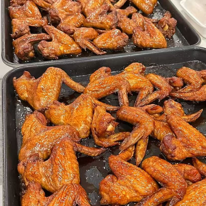 Honey Glazed Oven-Baked Chicken Wings freshly prepared for healthy family meal delivery in Toronto and the GTA