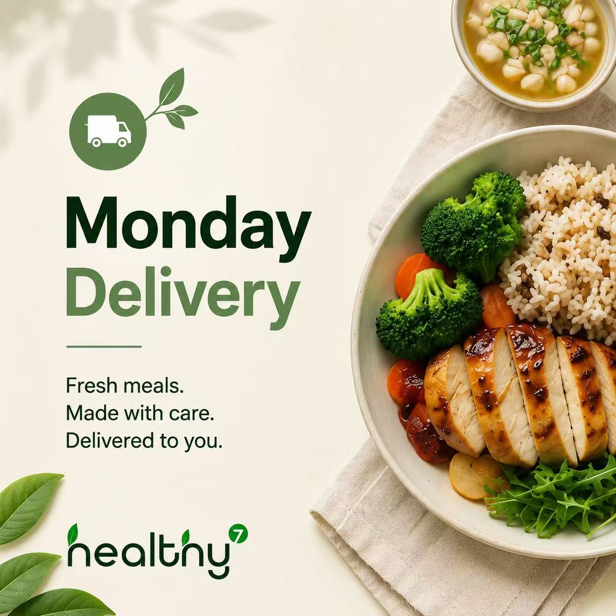Healthy7 Solo Meals available for Monday delivery