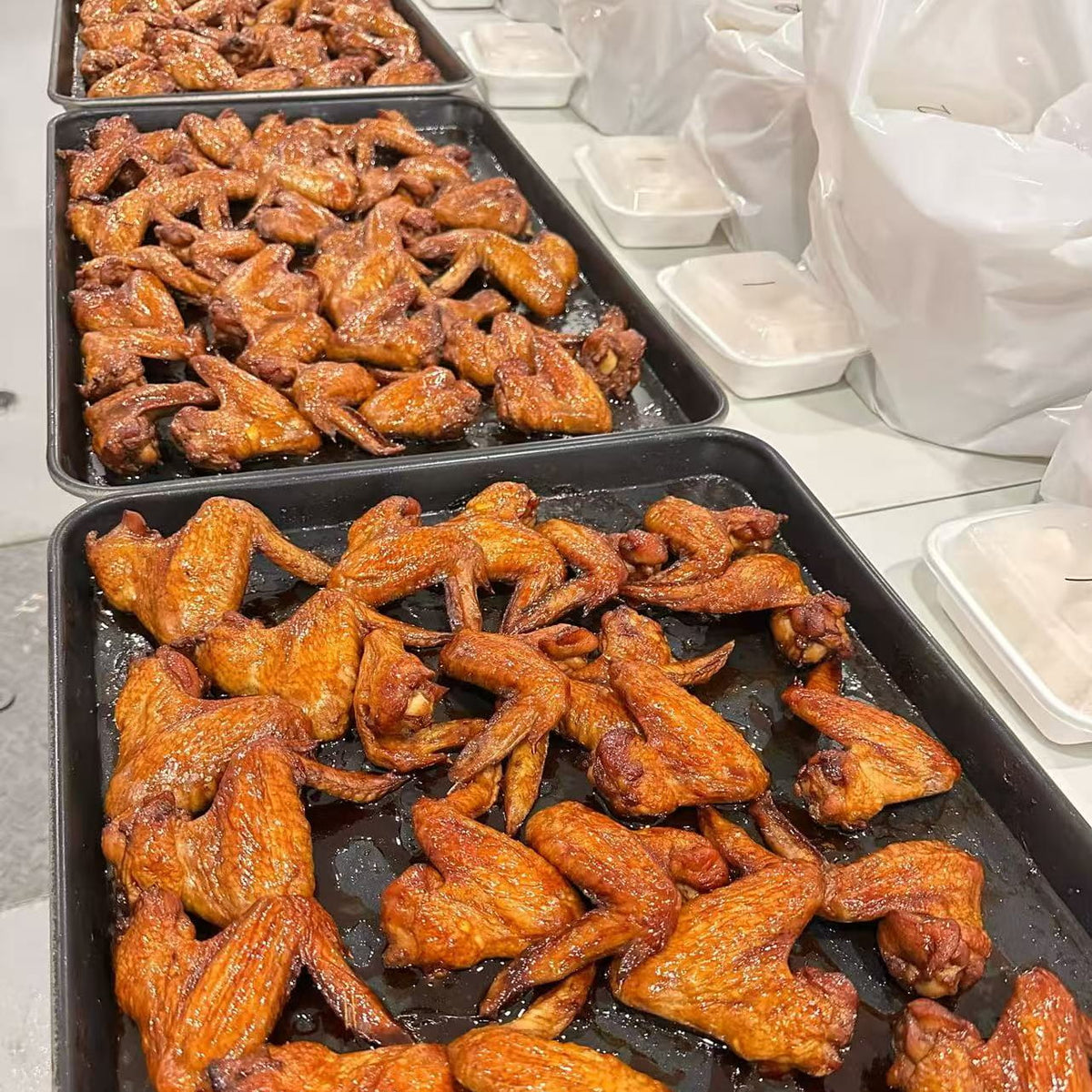 Honey Glazed Oven-Baked Chicken Wings freshly prepared for healthy family meal delivery in Toronto and the GTA